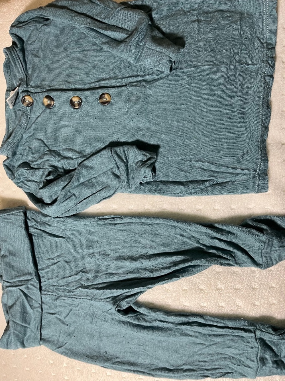 Lou Lou & company 2 piece set in teal